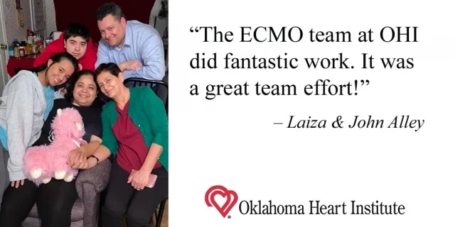 Muskogee patient thankful for OHI’s mobile ECMO team
