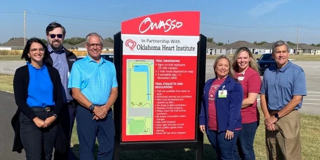 OHI partners with City of Owasso for new trail signage